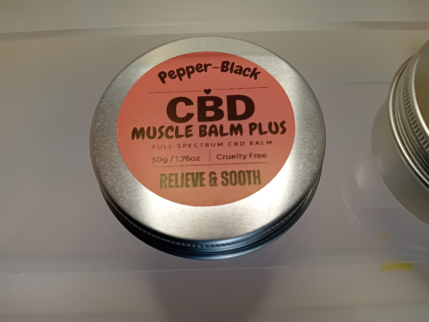 Pepper-Black's CBD Muscle Balm With Lavander Oil 50ml & 30ml