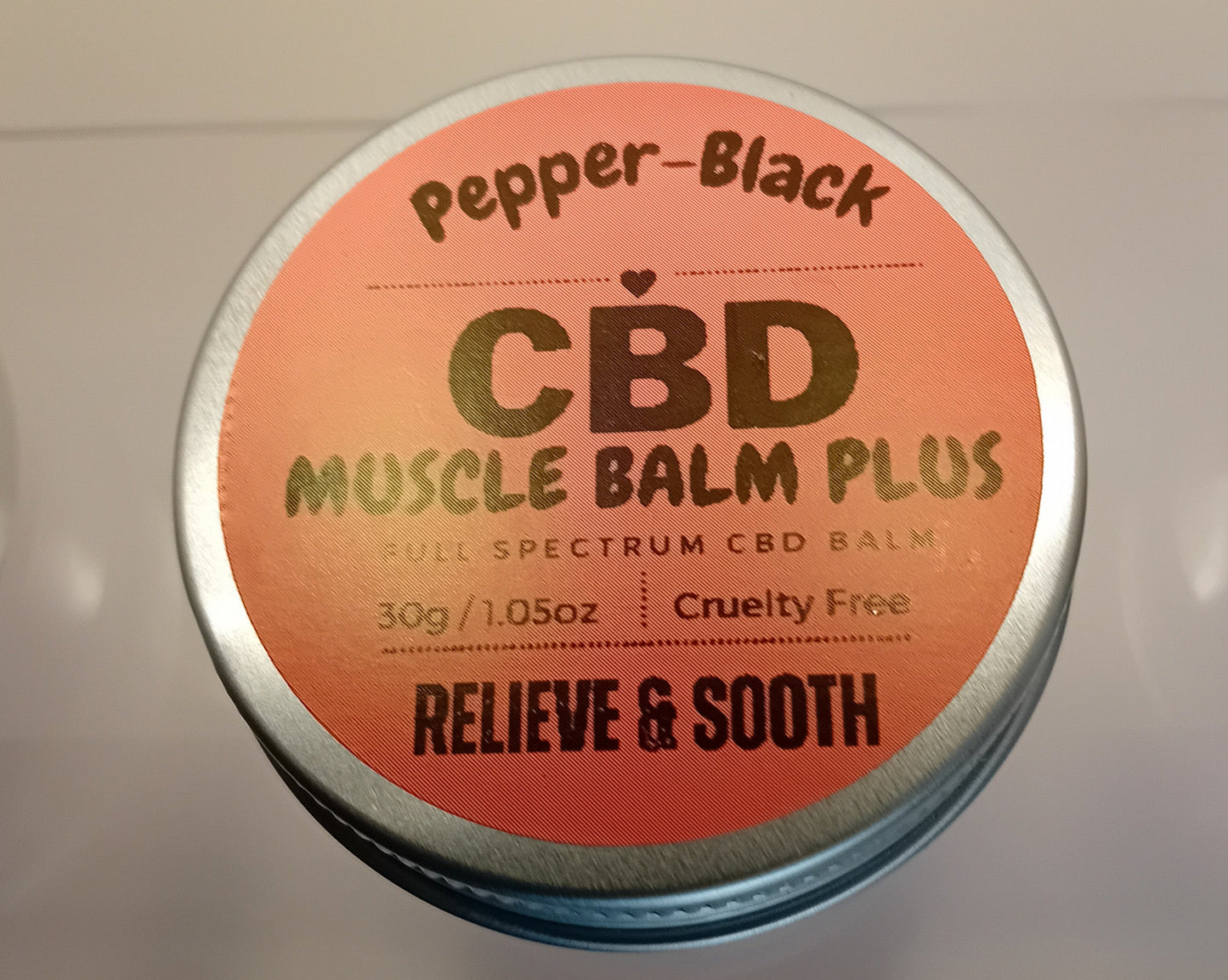 Pepper-Black's CBD Muscle Balm With Lavander Oil 50ml & 30ml