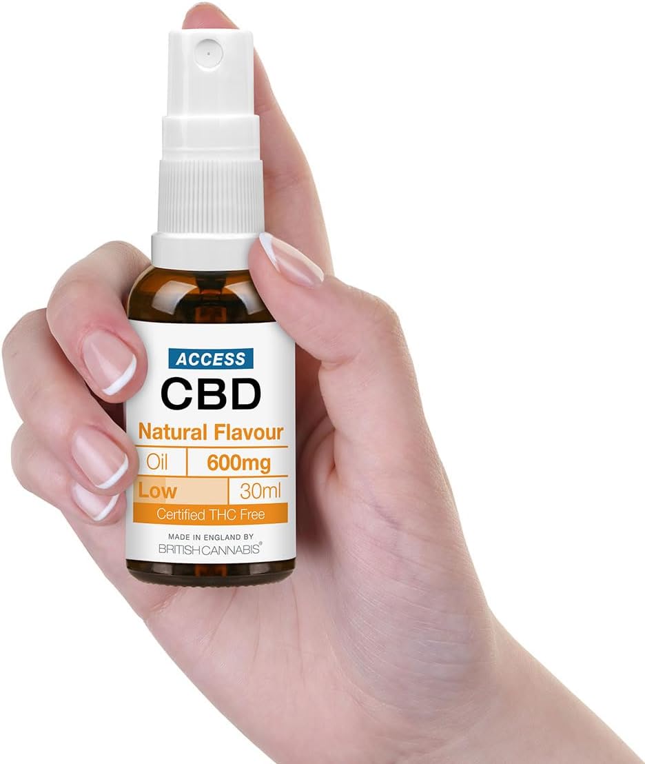 ACCESS CBD Oil 600 mg | Vegan | Joint Pain Relief | Health Sleep Anxiety| Free from THC Oil | Mct Oil | Cbd Drops | Low Strength Cbd Spray | Natural Flavour | 30ml