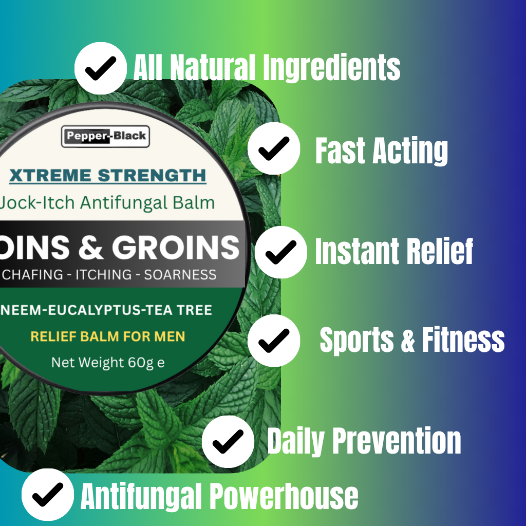 Loins & Groins Sports Antifungal Cream – Fast Relief for Jock Itch, Sweat Rash & Athlete’s Foot – 30/60g