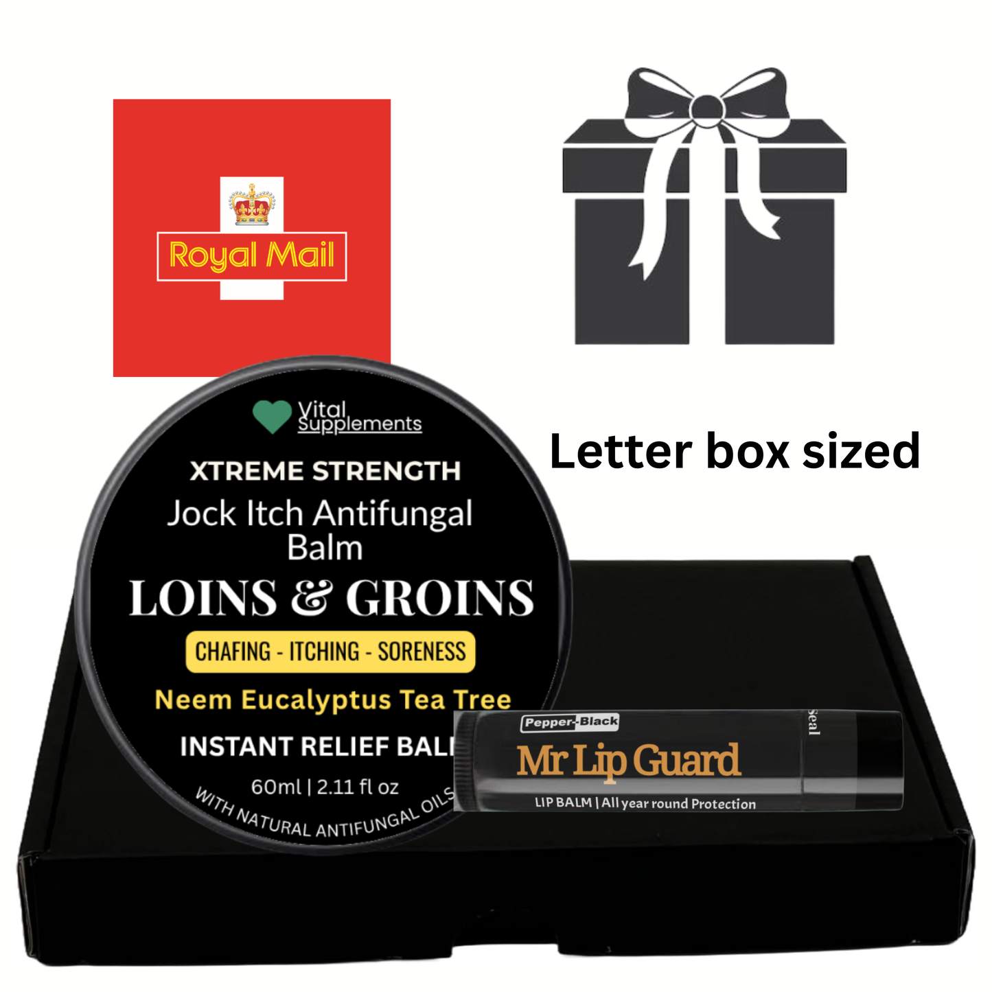 Loins & Groins Sports Antifungal Cream – Fast Relief for Jock Itch, Sweat Rash & Athlete’s Foot – 30/60g