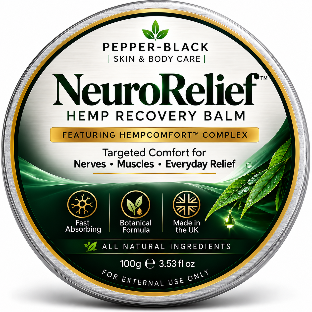 NeuroRelief™ Botanical Balm for Neuropathy Support