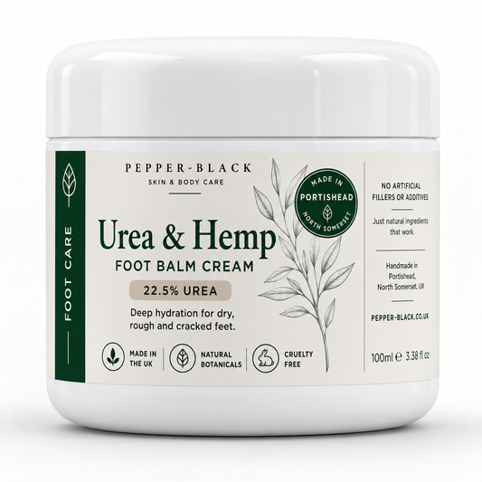Pepper-Black Intensive Foot Cream Urea&Hemp  22.5% | For Dry Feet