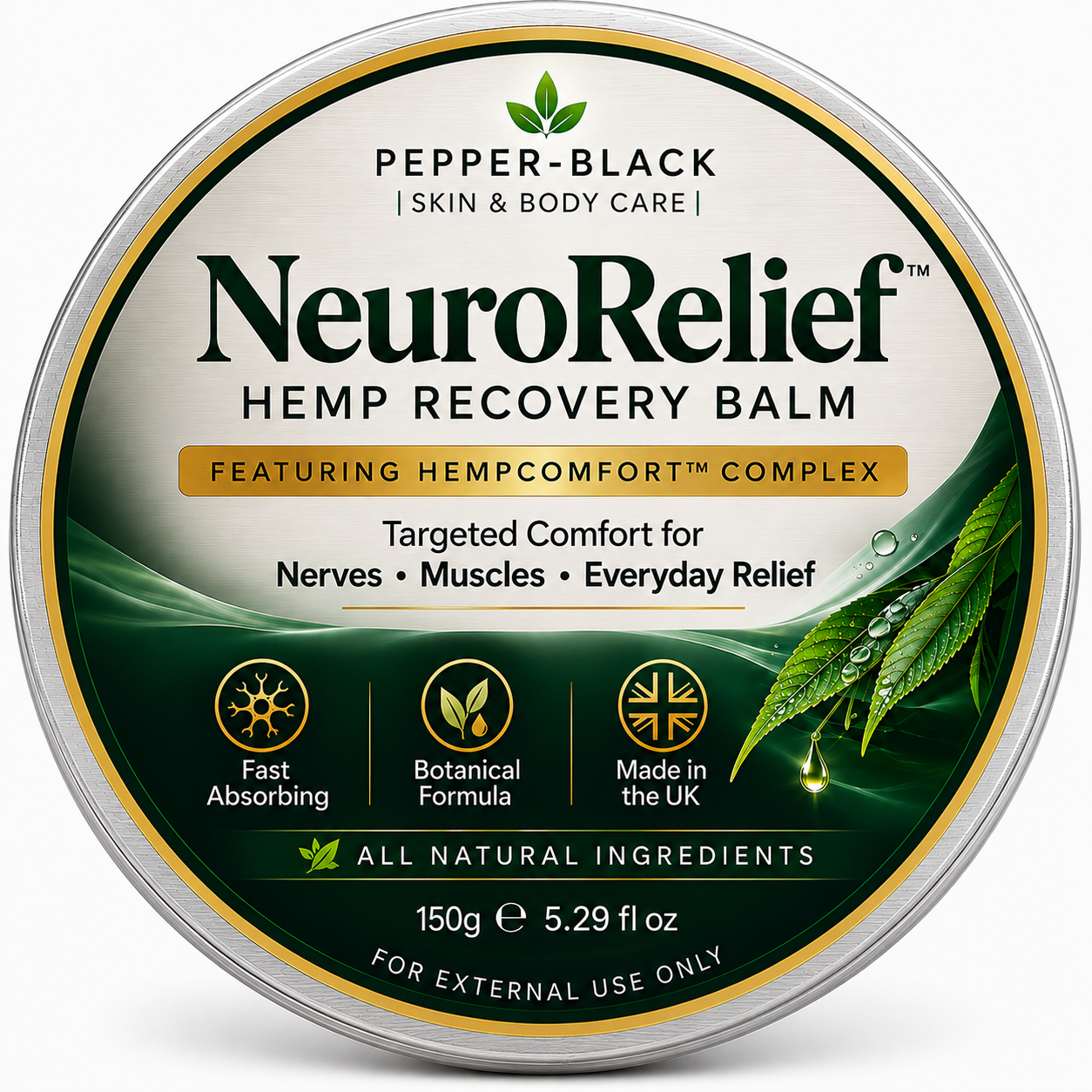 NeuroRelief™ Botanical Balm for Neuropathy Support