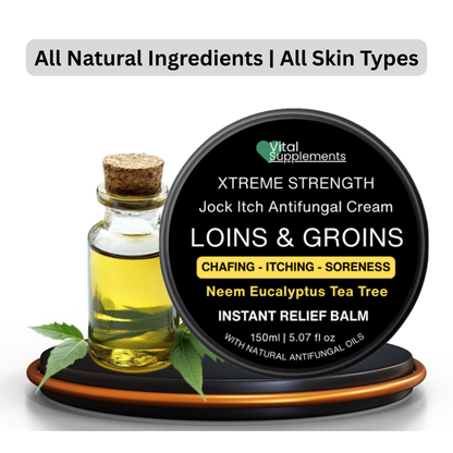 Loins & Groins Sports Antifungal Cream Balm  – 150ml