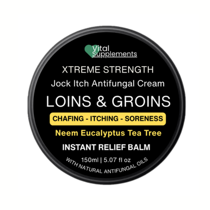 Loins & Groins Sports Antifungal Cream Balm  – 150ml