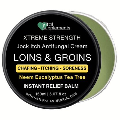 Loins & Groins Sports Antifungal Cream Balm  – 150ml