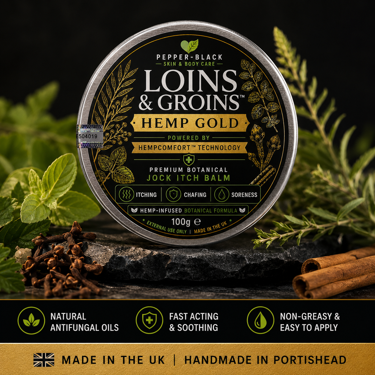 Loins & Groins™ Antifungal Jock Itch Balm