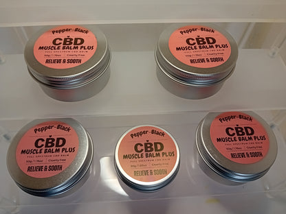 Pepper-Black's CBD Muscle Balm With Lavander Oil 50ml & 30ml
