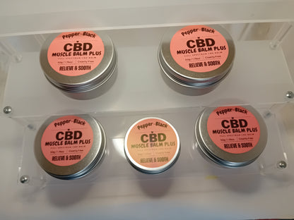 Pepper-Black's CBD Muscle Balm With Lavander Oil 50ml & 30ml