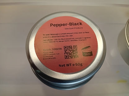 Pepper-Black's CBD Muscle Balm With Lavander Oil 50ml & 30ml