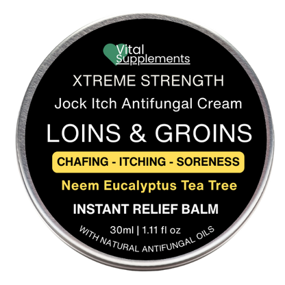 Loins & Groins Sports Antifungal Cream Balm  – 30/60g/100g