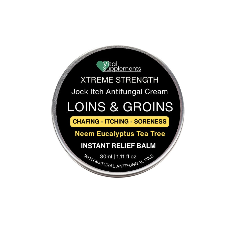 Loins & Groins Sports Antifungal Cream Balm  – 30/60g/100g