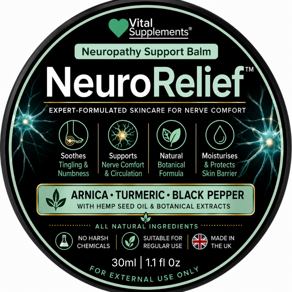 NeuroRelief™ - Neuropathy Pain Relief Balm - Max Strength | Arnica Turmeric Black Pepper