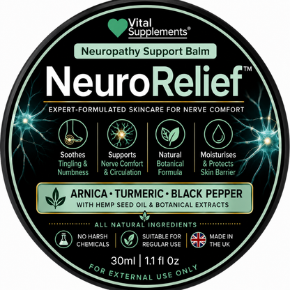 NeuroRelief™ - Neuropathy Pain Relief Balm - Max Strength | Arnica Turmeric Black Pepper
