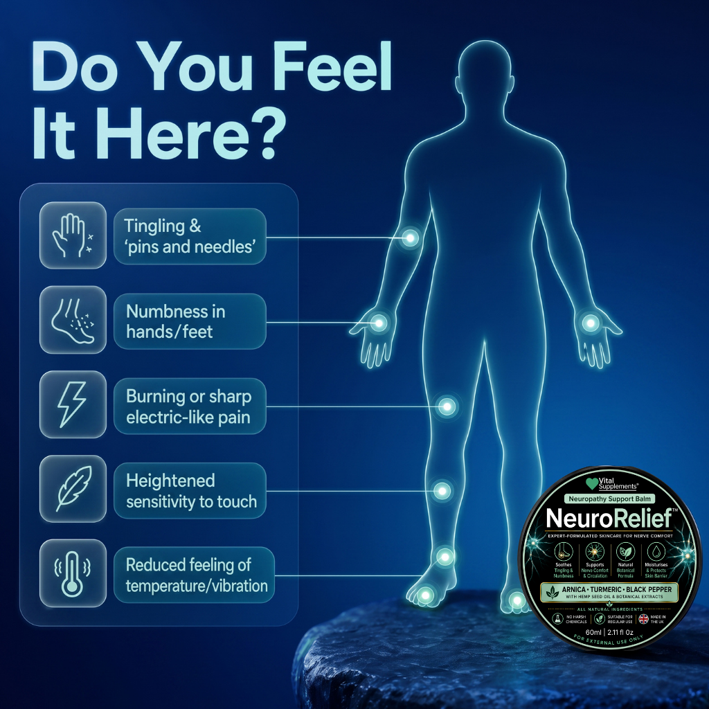 NeuroRelief™ - Neuropathy Pain Relief Balm - Max Strength | Arnica Turmeric Black Pepper