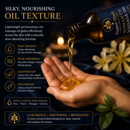Luxury Botanical Massage Oil – Frankincense, Sandalwood & Ylang Ylang