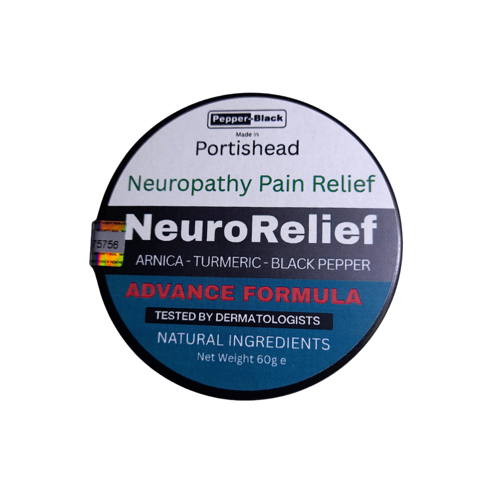 NeuroRelief neuropathy pain relief product on a white background
