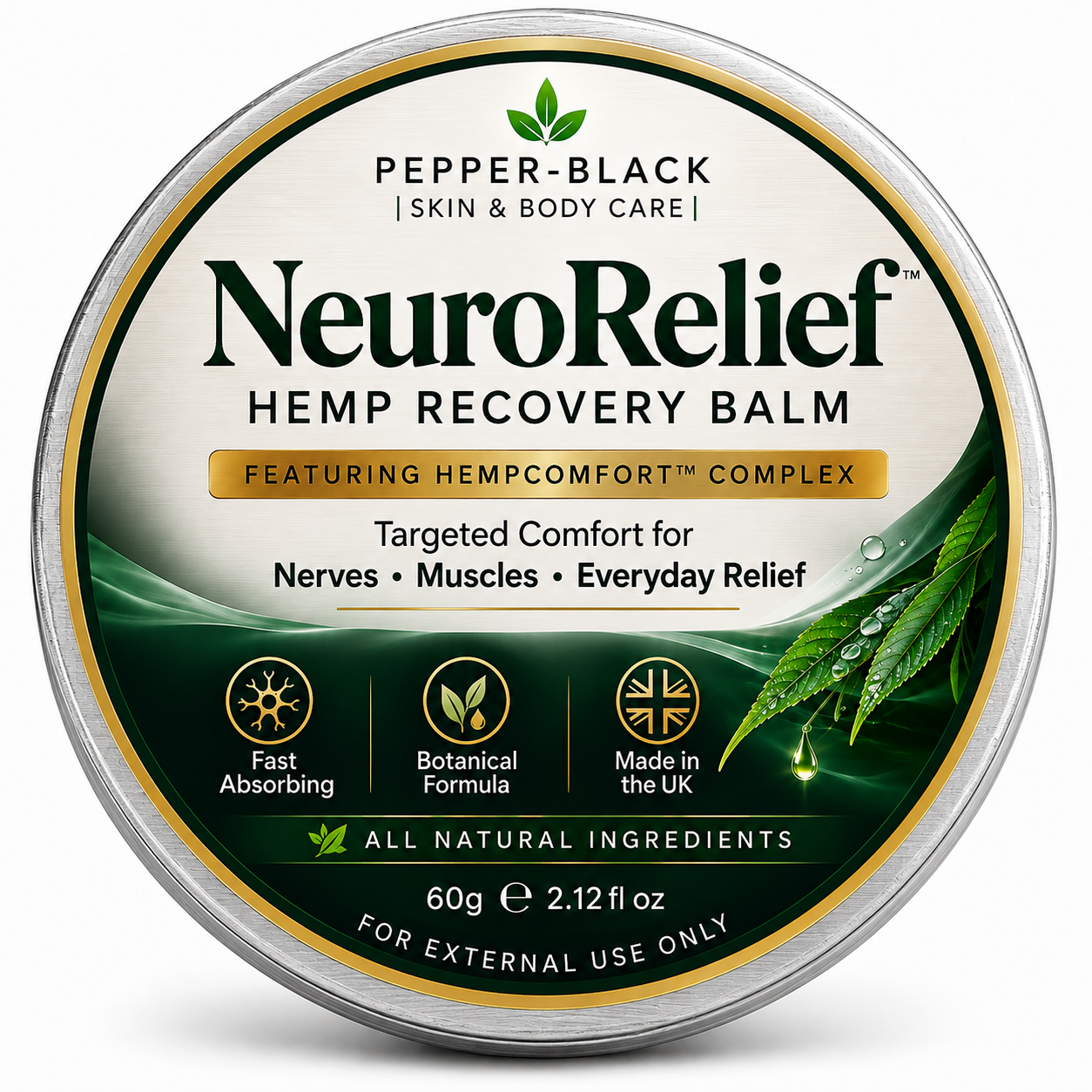 NeuroRelief™ Botanical Balm for Neuropathy Support