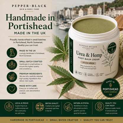 Pepper-Black Intensive Foot Cream Urea&Hemp  22.5% | For Dry-feet