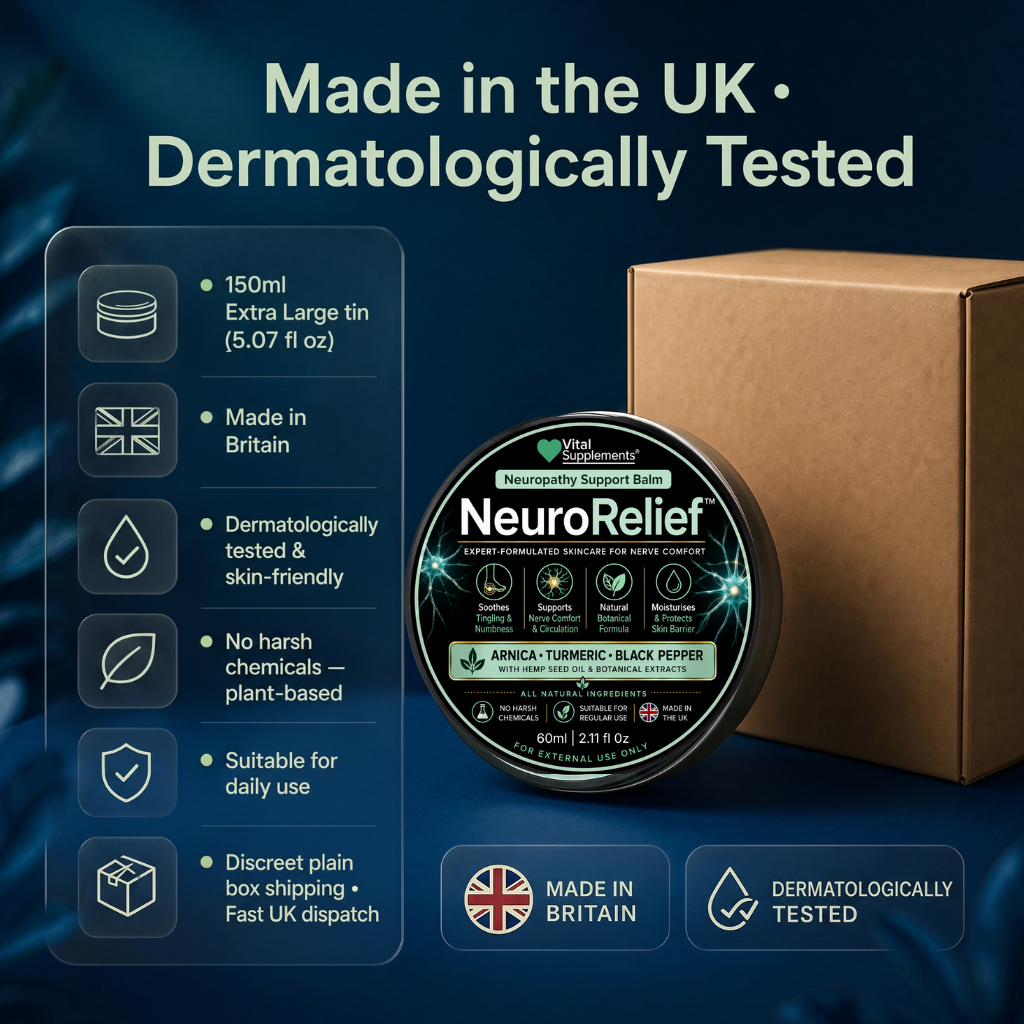 NeuroRelief™ - Neuropathy Pain Relief Balm - Max Strength | Arnica Turmeric Black Pepper