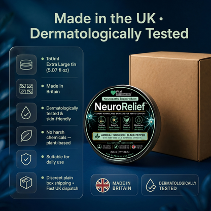 NeuroRelief™ - Neuropathy Pain Relief Balm - Max Strength | Arnica Turmeric Black Pepper