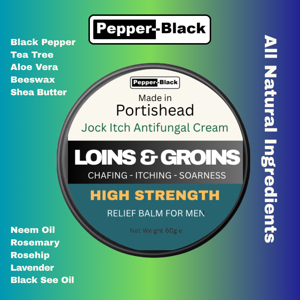 Loins & Groins Sports Antifungal Cream – Fast Relief for Jock Itch, Sweat Rash & Athlete’s Foot – 60g