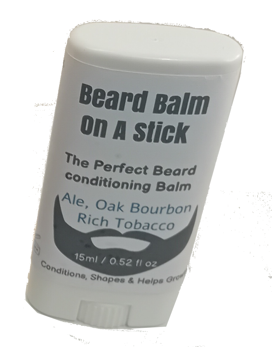 Roll On Beard Balm - Ale and rich tobacco - pepper-black