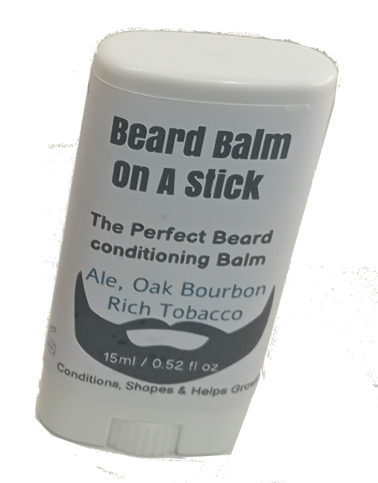 Roll On Beard Balm - Ale and rich tobacco - pepper-black