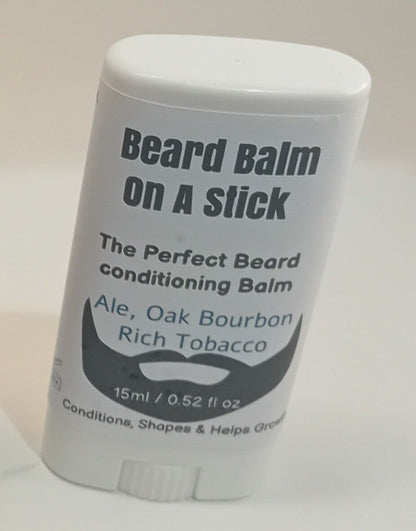 beard balm roll on on a stick conditioning balm from pepper-black