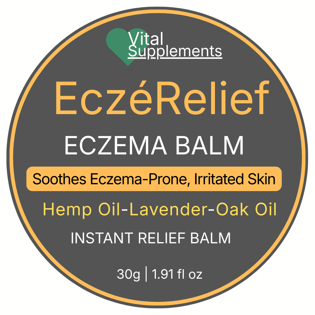EczéRelief™ Eczema Balm – Soothes Itchy, Irritated Skin | Premium Cream 30