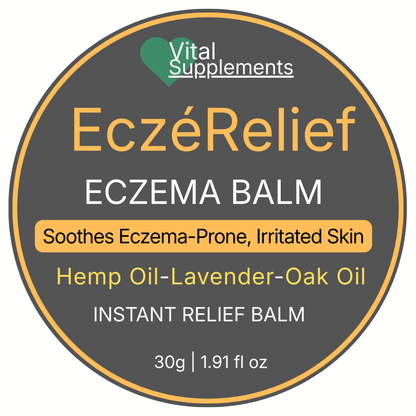 EczéRelief™ Eczema Balm – Soothes Itchy, Irritated Skin | Premium Cream 30