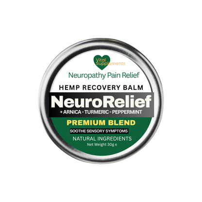 Neuropathy Pain Relief Balm – Nerve Cream for Feet, Hands, Legs, Arms w/Hemp