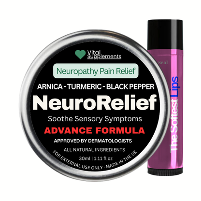 NeuroRelief - Neuropathy Pain Relief Balm - Max Strength | Arnica Turmeric Black Pepper