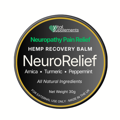 Neuropathy Pain Relief Balm – Nerve Cream for Feet, Hands, Legs, Arms w/Hemp