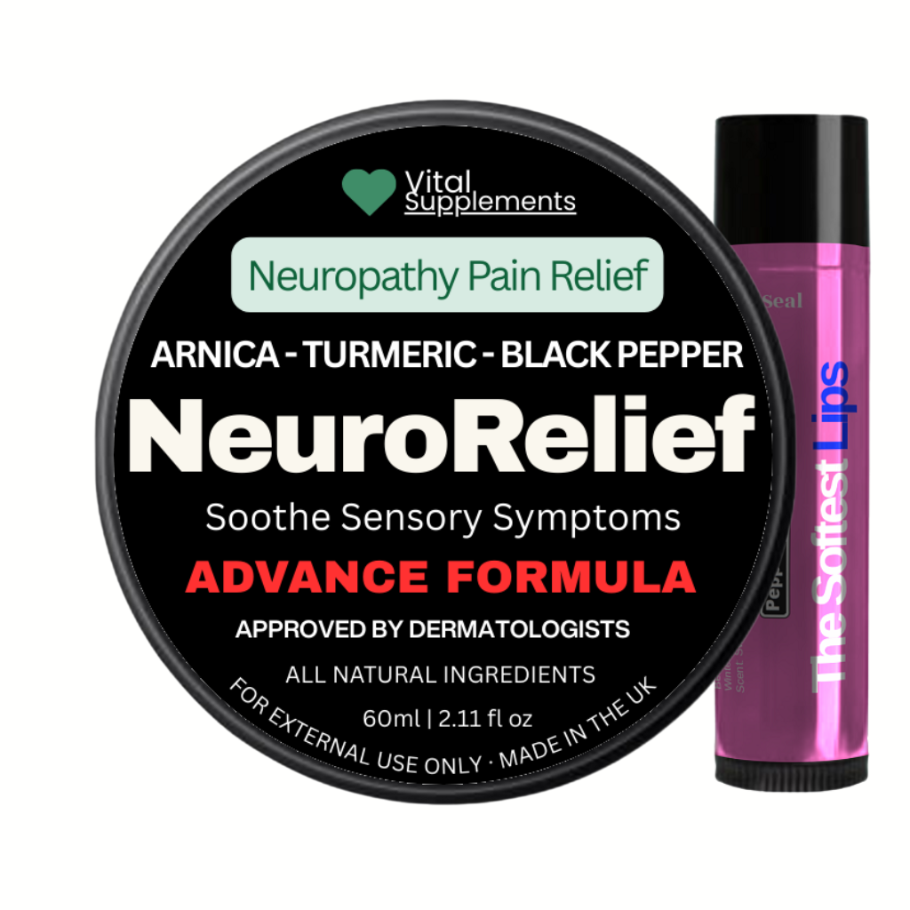 NeuroRelief - Neuropathy Pain Relief Balm - Max Strength | Arnica Turmeric Black Pepper