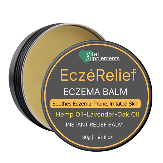 EczéRelief™ Eczema Balm – Soothes Itchy, Irritated Skin | Premium Cream 30