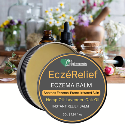 EczéRelief™ Eczema Balm – Soothes Itchy, Irritated Skin | Premium Cream 30