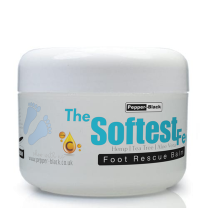 Foot balm for heels, elbows, and hands with intense hydration