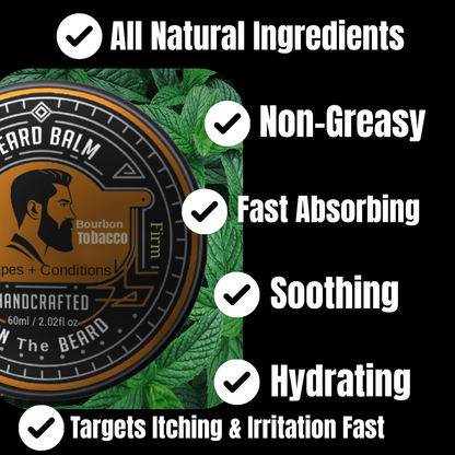 Men's Ultimate Recover Beard Balm - | Helps Conditions | Sooths + BeardDruff