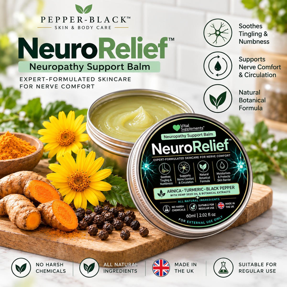 NeuroRelief™ - Neuropathy Balm - 150ml