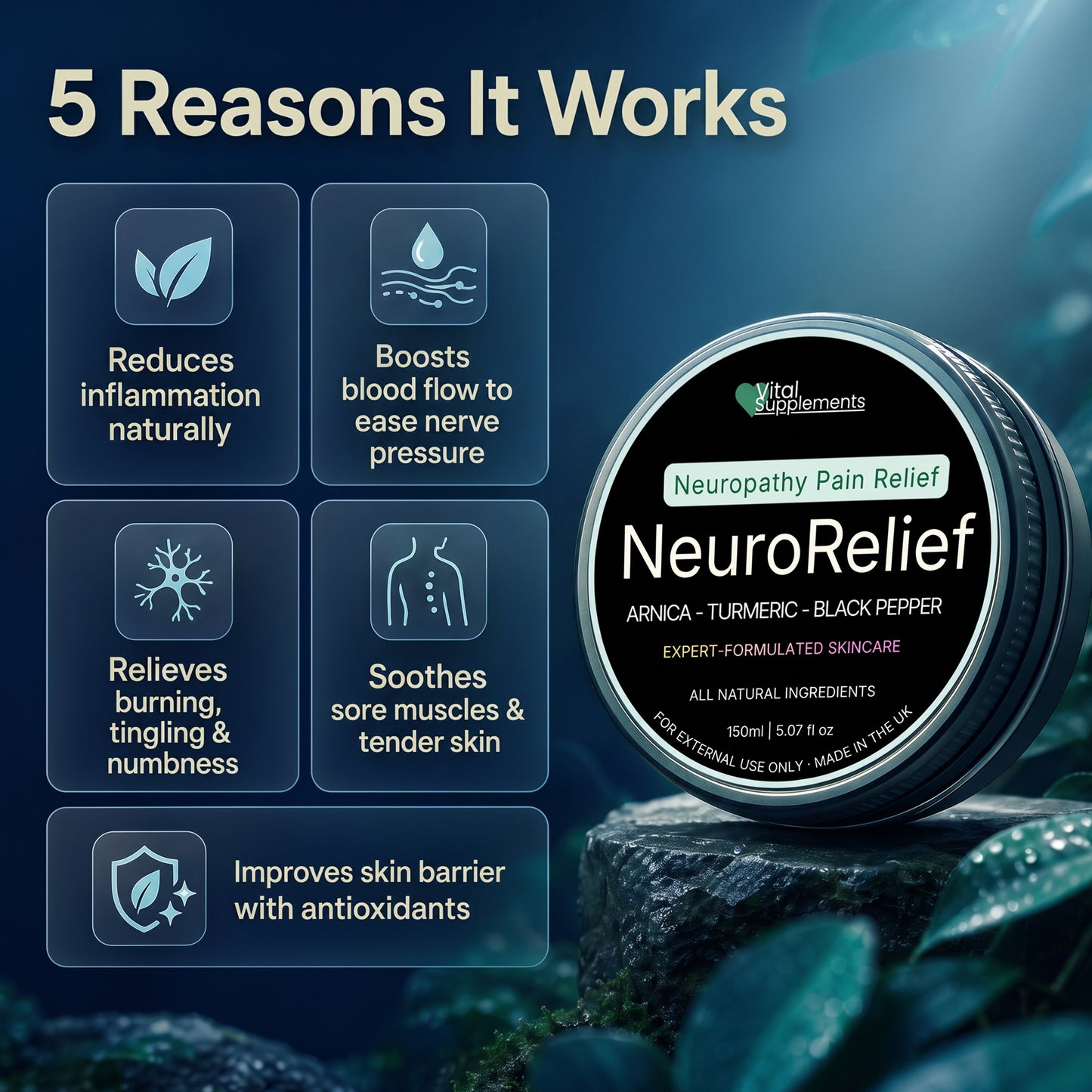 NeuroRelief™ - Neuropathy Balm - 150ml
