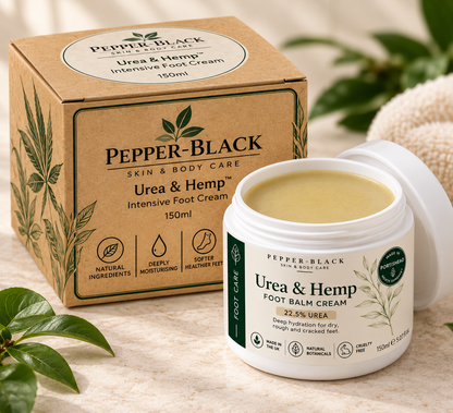 Pepper-Black Intensive Foot Cream Urea&Hemp  22.5% | For Dry-feet