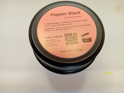 Pepper-Black's CBD Muscle Balm Plus 50ml & 30ml
