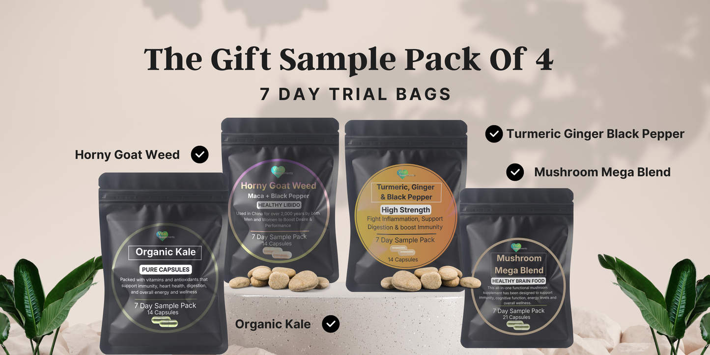 Premium Supplement Sample Packs – Try Before You Commit (Free Shipping)