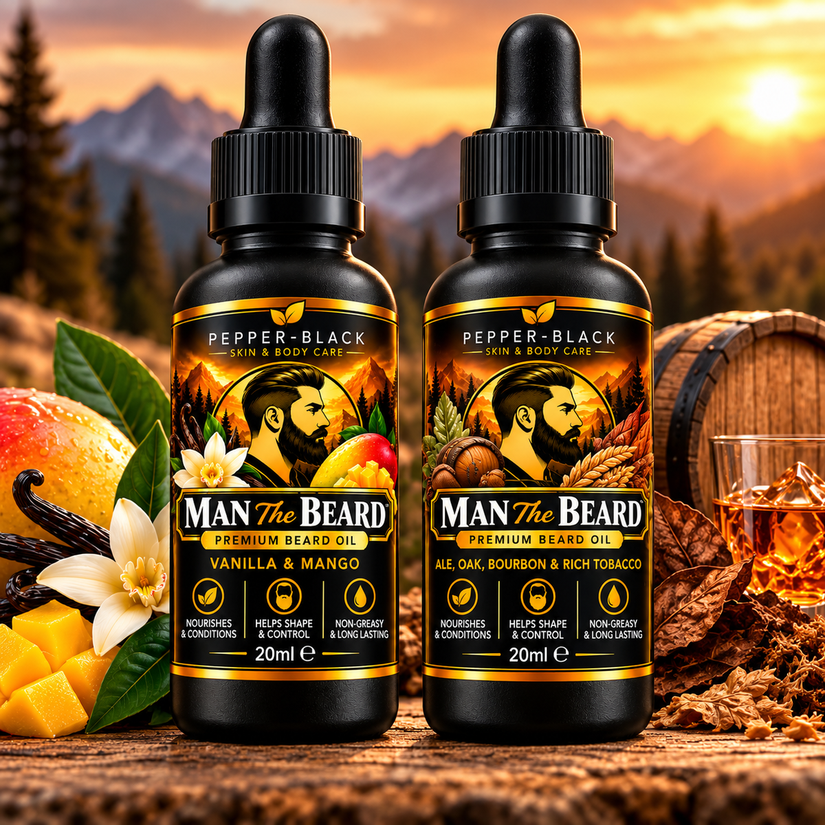 Man The Beard – Nourishing Beard Oil (20ml)
