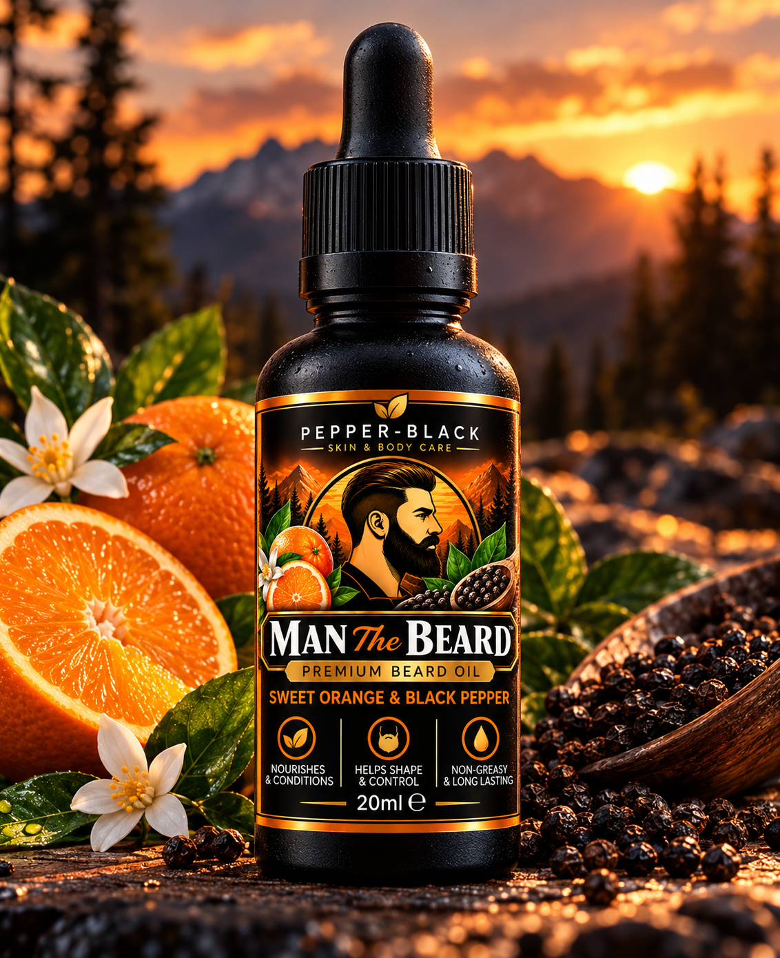 100% Natural Beard Oil