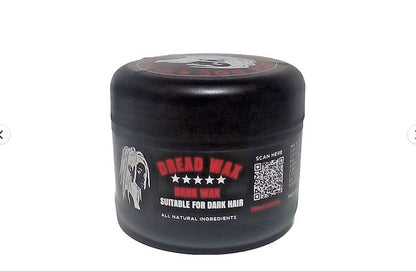 Premium Natural Dreadlocks Wax Starter Kit - dark - pepper-black - 150ml - jar