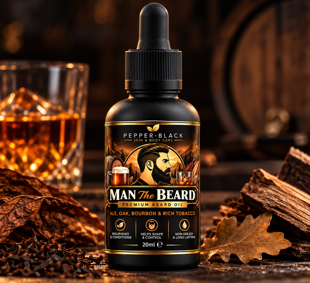 Man The Beard – Nourishing Beard Oil (20ml)