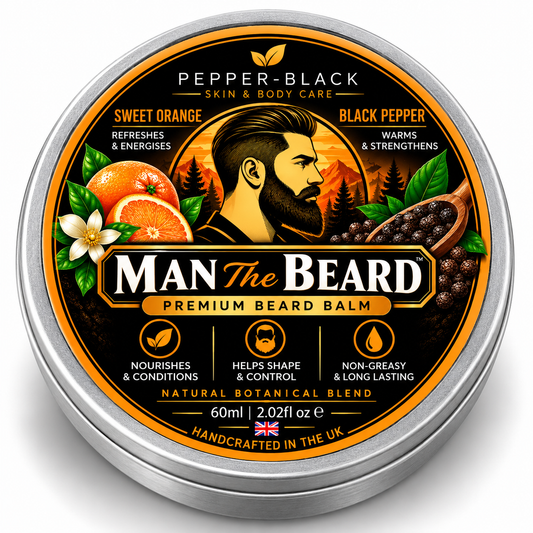 Beard Grooming Kit – Sweet Orange & Black Pepper